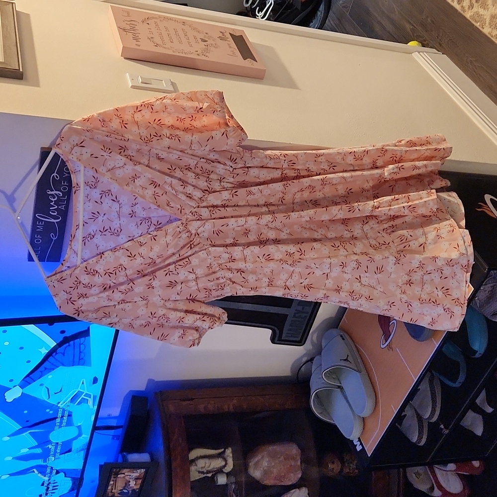 Baby pink dress